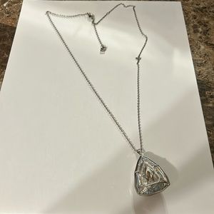 Long crystal pendant